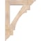 Ekena Millwork Merced Traditional Smooth Bracket w/ Offset Brace, Douglas Fir, 7 1/2"W x 36"D x 48"H BKT0806X36X48MRC01SDF - alternate 2